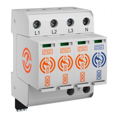 Surge arrester V20 with integrated pre-fuse

