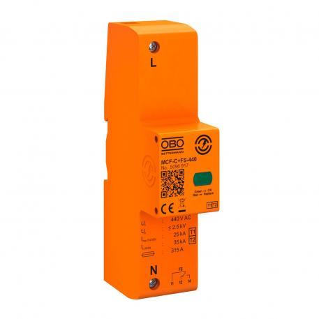 Lightning current arrester MCF-C 1 | 25 | oui | 440 | IP20
