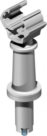 Dakleidinghouder voor pannen-, leien- en golfplaatdaken, met leidinghouder