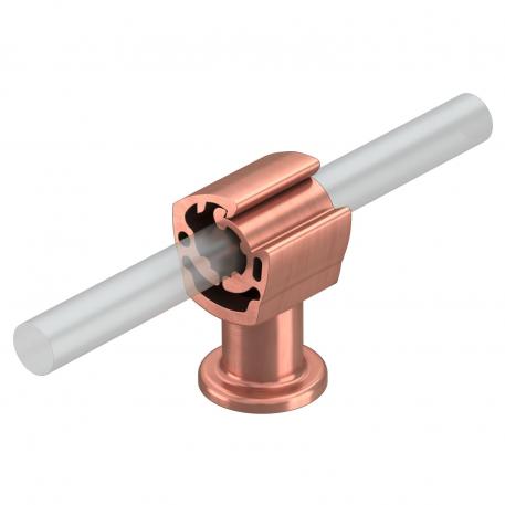 Porte-conducteur pour Rd 8-10 mm, cuivré 8-10 mm rond | 30