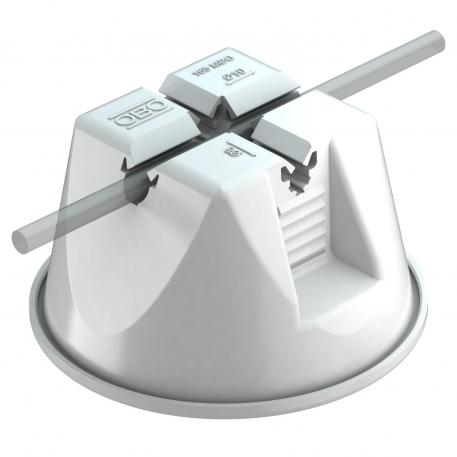 Porte-conducteur pour toit plat, gris