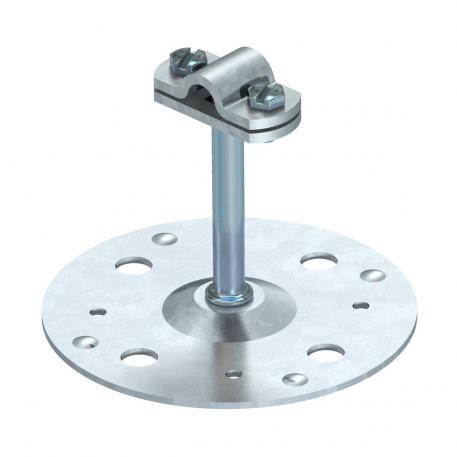 Dakleidinghouder, geschikt om direct vast te lijmen 100 | 60 | Rd 8-10