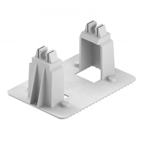 Porte-conducteur pour toit plat avec membrane plastique