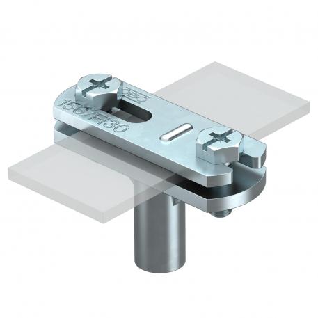 Porte-conducteur pour méplat 30x4 mm plat