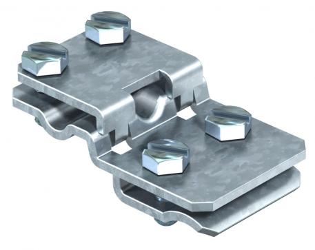 Opstaande rand- en aansluitklem tot 10 mm plaatdikte FT