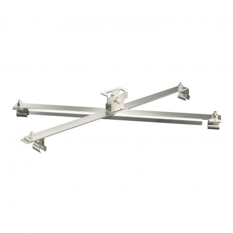 Air-termination rod fastening for Kalzip metal roofs