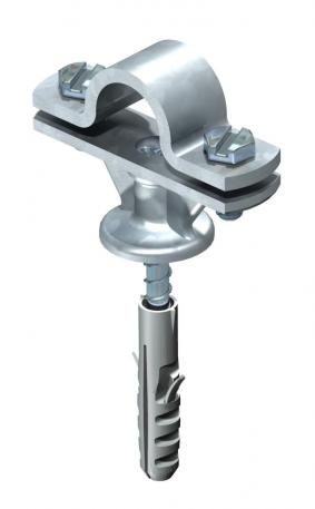 Staafhouder, 16 mm, met schroef en plug