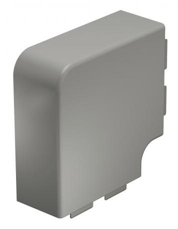 Couvercle d'équerre plat pour goulotte de type WDK 60130  | 130 | gris pierre RAL 7030