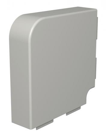 Couvercle d'équerre plat pour goulotte de type WDK 60210  | 210 | gris pierre RAL 7030