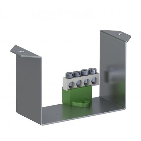 Constructie voor veiligheidsinstallatie VHF, drager met PE-klemrail