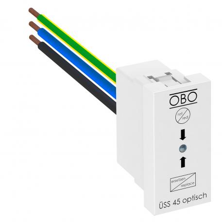 Overspanningsbeveiligingsmodule voor Module 45 met optische indicatie