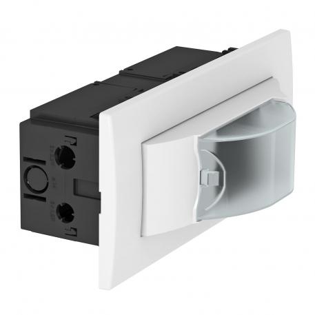 Unité de montage IKR6, pour 2 TE 185 | blanc pur; RAL 9010
