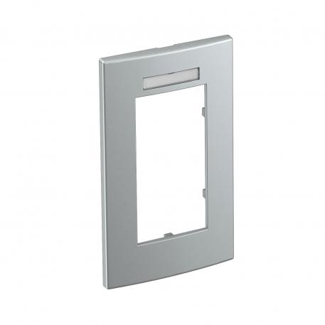 Afdekraam AR45-BSF2, voor inbouwdoos 71GD13, 2-voudig, met tekstveld voor verticale apparatuurinbouw 2 | verticaal