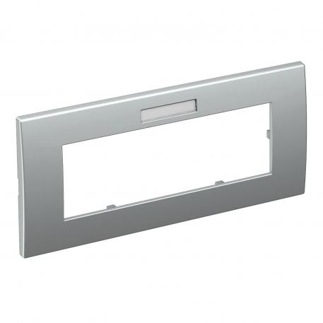 Afdekraam AR45-BF3, voor apparatuur inbouwdoos 71GD9-2, 3-voudig, met tekstveld voor horizontale apparatuurinbouw 3 | horizontaal