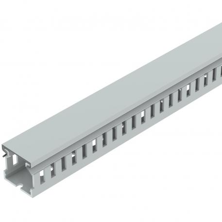 Goulotte de câblage, type LK4H 30030 2000 | 30 | 30 | Perforation au fond | gris clair ; RAL 7035