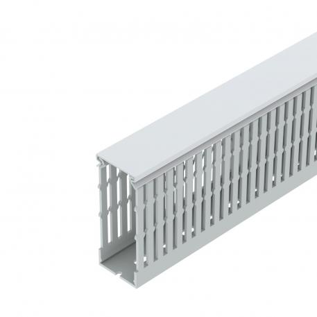 Goulotte de câblage, type LK4H N 10040 2000 | 40 | 100 | Perforation au fond | gris clair ; RAL 7035
