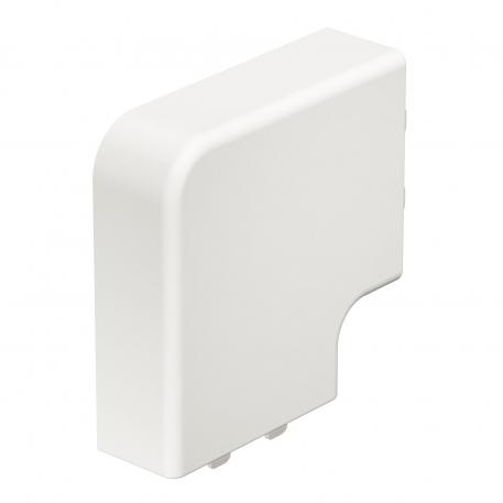 Couvercle d'équerre plat pour goulotte de type WDK 20050  | 50 | blanc pur; RAL 9010