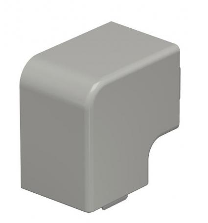 Couvercle d'équerre plat pour goulotte de type WDK 40040  | 40 | gris pierre RAL 7030