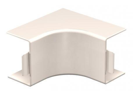 Couvercle d'angle intérieur, pour goulottes de type WDKH 40060 110 | 65 | 40 | 110 |  | blanc crème ; RAL 9001