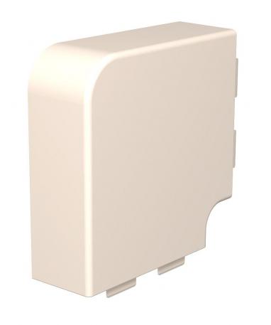 Couvercle d'équerre plat pour goulotte de type WDK 60150  | 150 | blanc crème ; RAL 9001