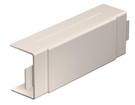 Couvercle de pièce en T et en croix, pour goulotte de type WDK 40060 190 | 63 | 60 | blanc crème ; RAL 9001