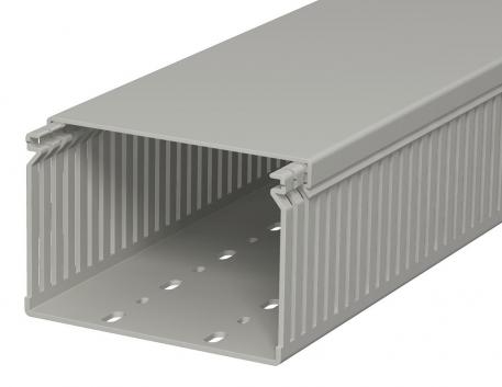 Bedradingskoker, type LK4 80120 2000 | 120 | 80 | Bodemperforatie | steengrijs; RAL 7030