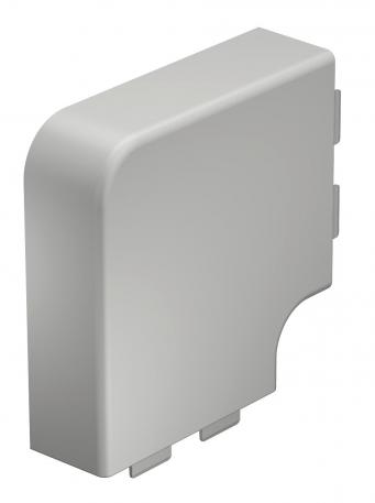 Couvercle d'équerre plat pour goulotte de type WDK 40110  | 110 | gris clair ; RAL 7035