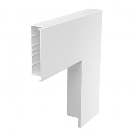Angle plat, pour goulotte de type WDK 80210  |  | blanc pur; RAL 9010