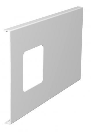 Deksel voor enkelvoudige inbouwdoos voor WDK wandgoot, goothoogte 170 mm