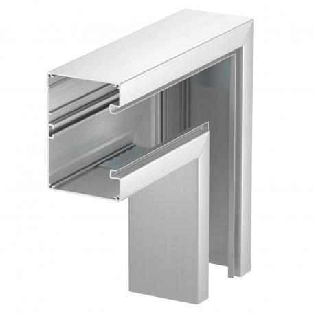 Platte hoek, symmetrisch, voor installatiekanaal Rapid 80 type GA-S90130 130 | 90 | aluminium