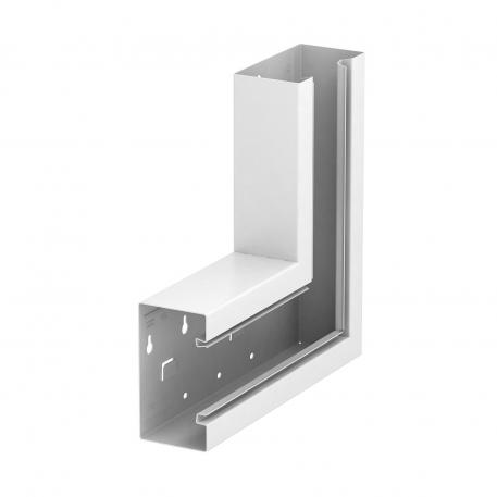 Platte hoek, symmetrisch, voor installatiekanaal Rapid 80 type GS-S70130 130 | 70 | zuiver wit; RAL 9010