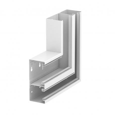 Platte hoek, asymmetrisch, stijgend, dubbel, voor installatiekanaal Rapid 80 type GS-D70170