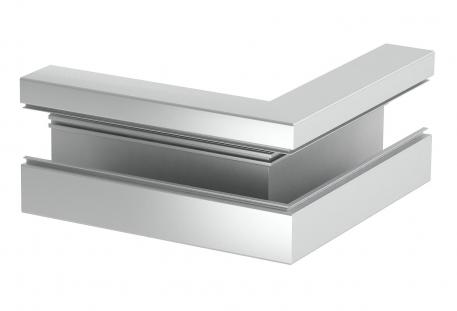 Buitenhoek, asymmetrisch, voor installatiekanaal Rapid 80 type GA-A70170 aluminium