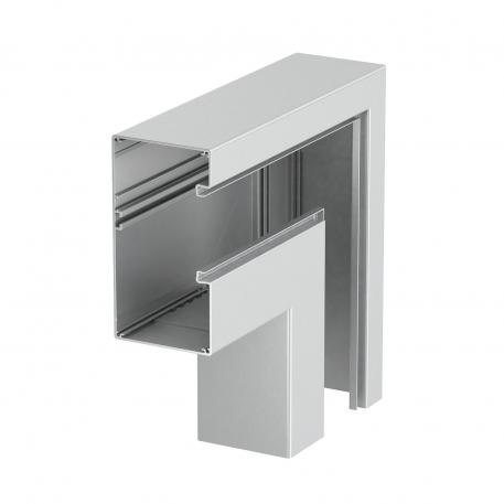 Platte hoek, asymmetrisch, dalend, voor installatiekanaal Rapid 80 type GA-A90170 170 | 90 | aluminium