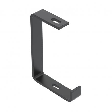 Ophang beugel, zwart 127 | 180 | 0,6 |  | 100 | 11 | diepzwart; RAL 9005