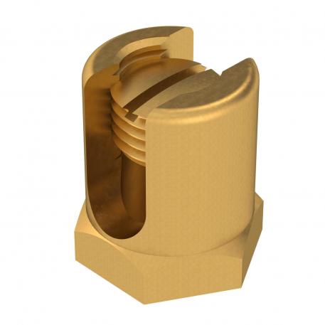 Aardingsklem met bevestigingsschroefdraad