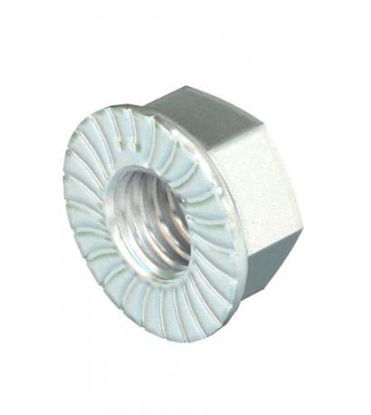 Zeskantmoer met ondervertanding DIN 6923 V2A