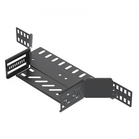 Aanbouw T-stuk 60, zwart 200 | diepzwart; RAL 9005