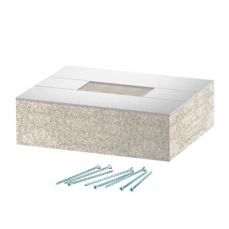 Eindstuk voor brandwerend kanaal PYROLINE® Con D BSKD09-K0506 140 | 113 | grijs