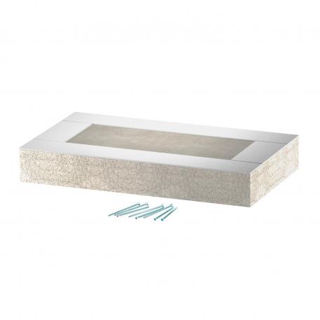 Eindstuk voor brandwerend kanaal PYROLINE® Con D BSKD09-K1021 290 | 168 | grijs