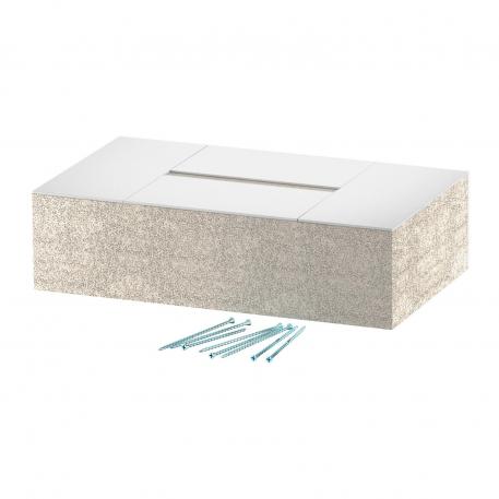 Eindstuk voor brandwerend kanaal PYROLINE® Con DBGSK I120/E90 230 | 133 | grijs