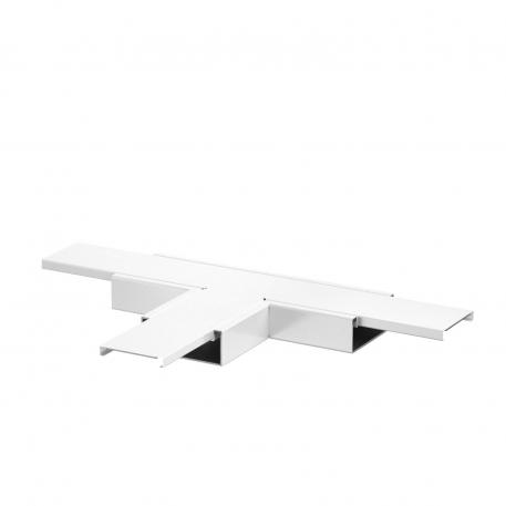 T-stuk, kanaalhoogte 40 mm, helder wit