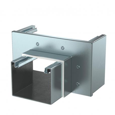 Verloopstuk recht, van kanaalhoogte 120 mm naar 80 mm, FS