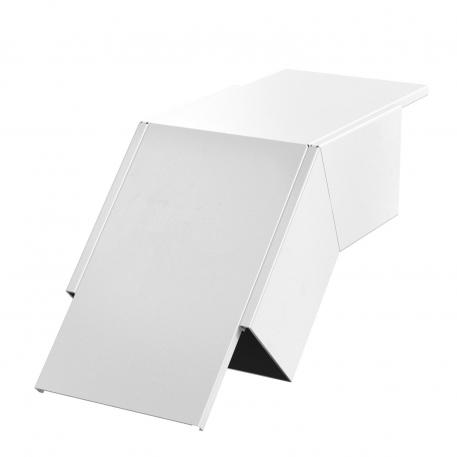 Verticale bocht dalend, kanaalhoogte 120 mm, helder wit 200 |  | 120 |  | 