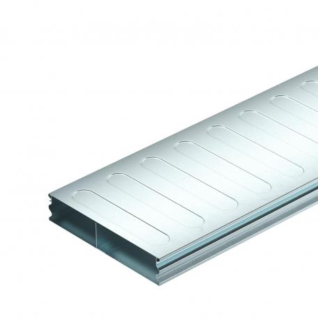 Goulotte d'installation sous plancher, 2 compartiments, hauteur de goulotte de 48 mm