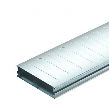 Goulotte d'installation sous plancher, 2 compartiments, hauteur de goulotte de 48 mm