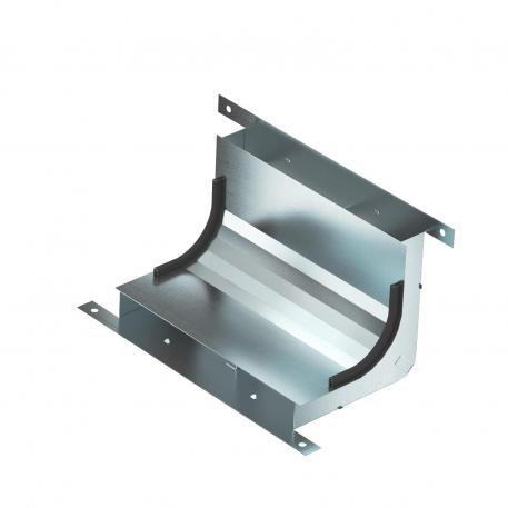 Verticale bocht, 2 compartimenten , kanaalhoogte 28 mm