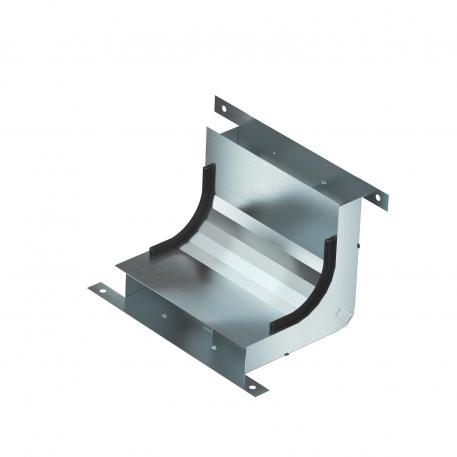 Verticale bocht, 2 compartimenten , kanaalhoogte 38 mm