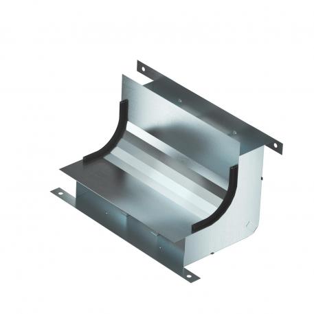 Verticale bocht, 3 compartimenten , kanaalhoogte 58 mm