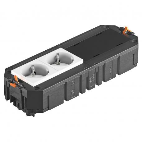 UTC4 met 2 contactdozen met randaarde